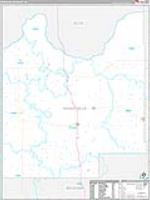 Roger Mills, Ok Carrier Route Wall Map